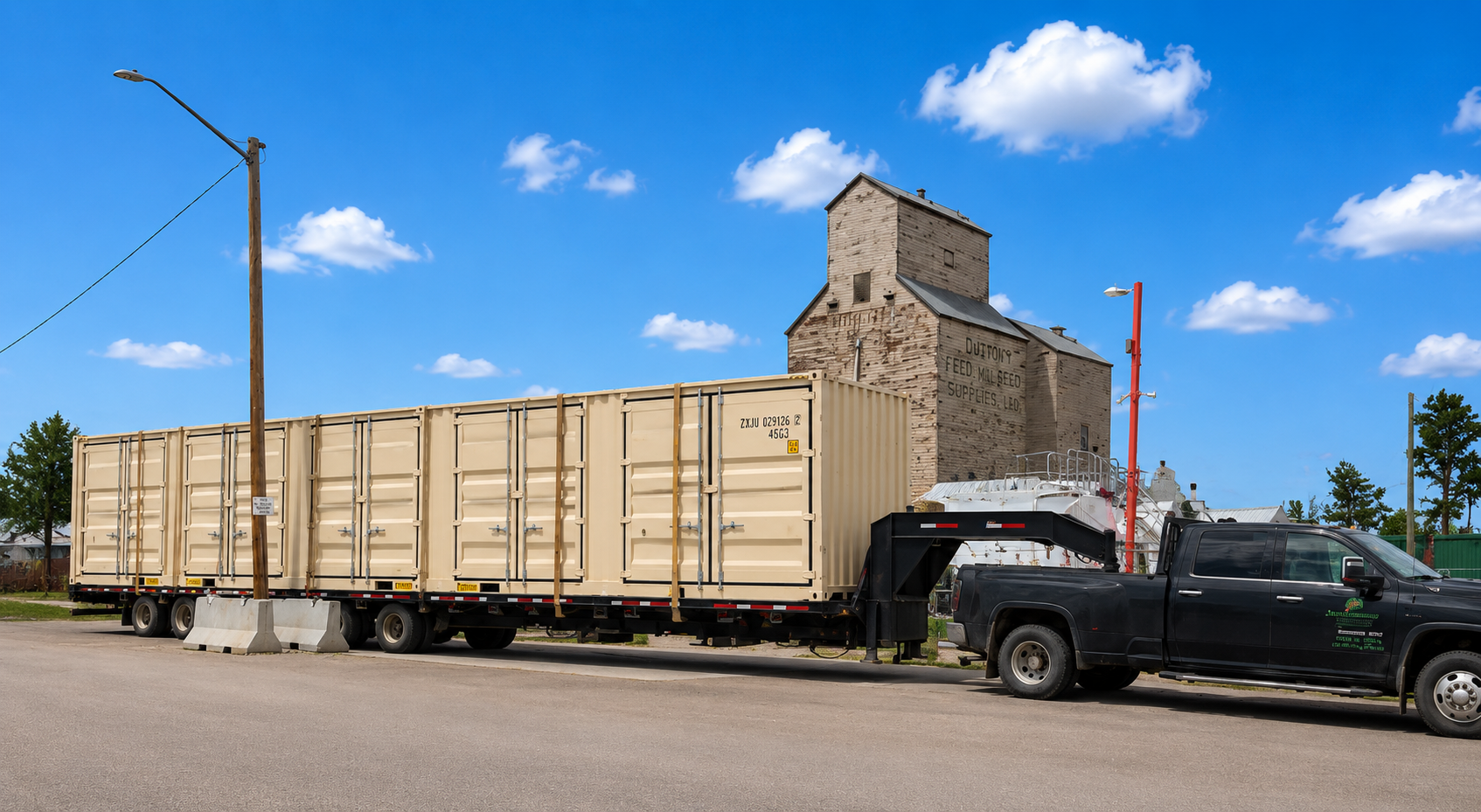 seacan storage dino halcyon delivery hotshot